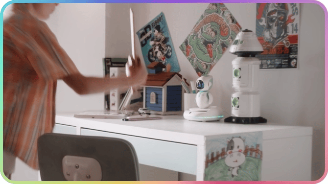 Eilik gesture games with the AI Station camera