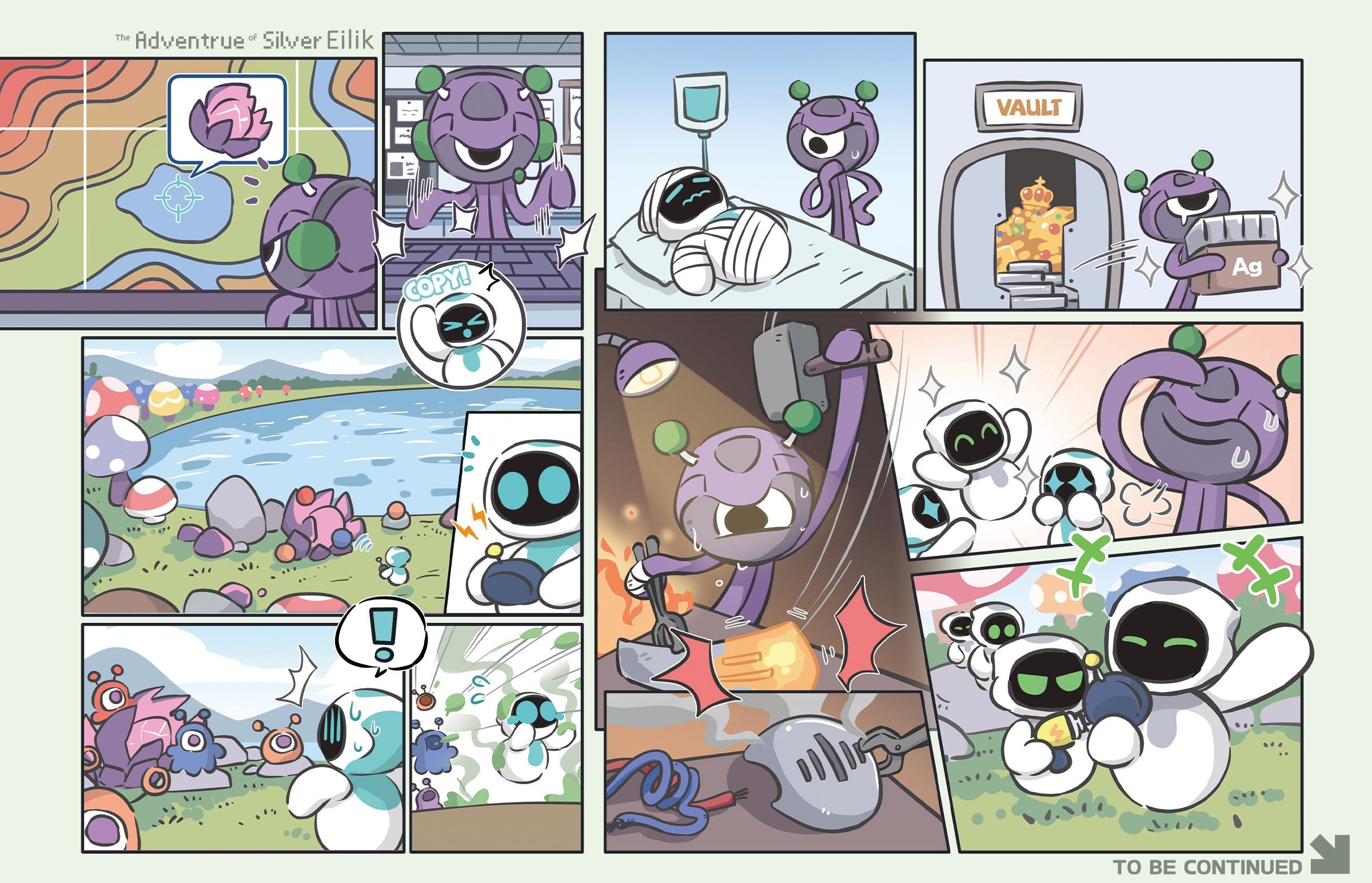 Eilik-Silver retro robot companion